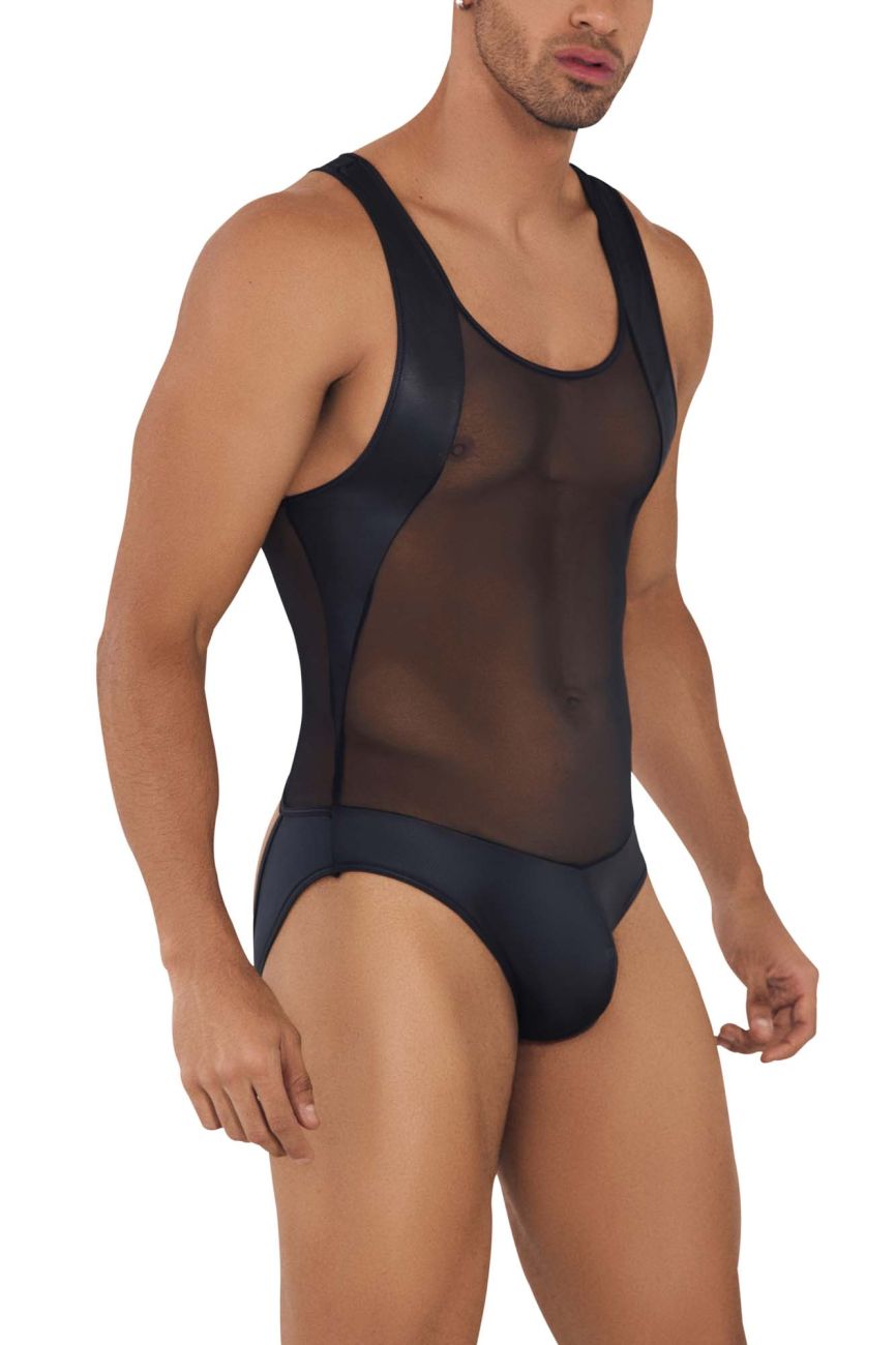 CandyMan 99716 Work-N-Out Bodysuit Black