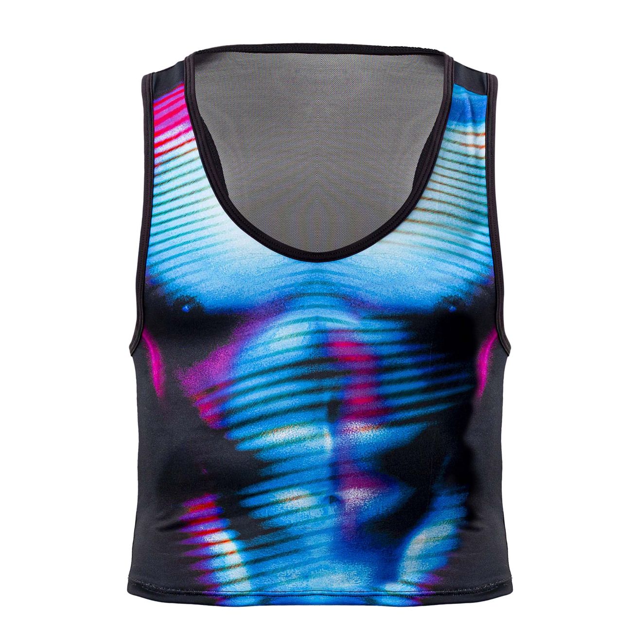 CandyMan 99726 Work-N-Out Top Moonlight Blue