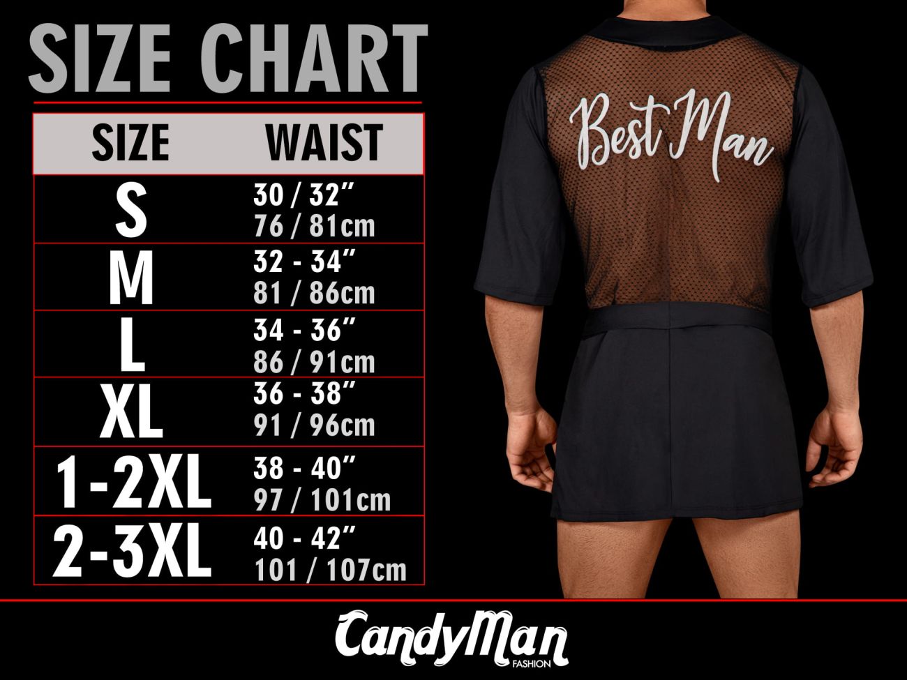 CandyMan 99694X Wrestling Bodysuit Black Plus Sizes