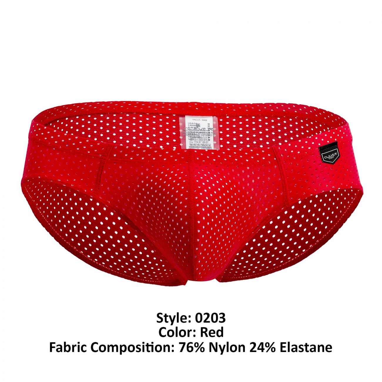 Clever 0203 Talent Latin Briefs Red
