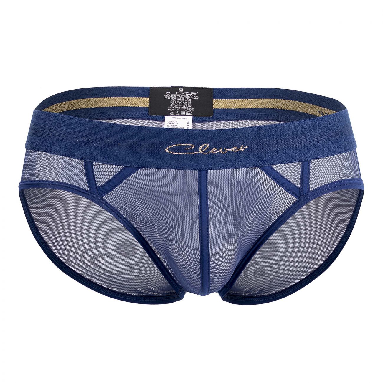 Clever 0260 Myself Latin Briefs Dark Blue
