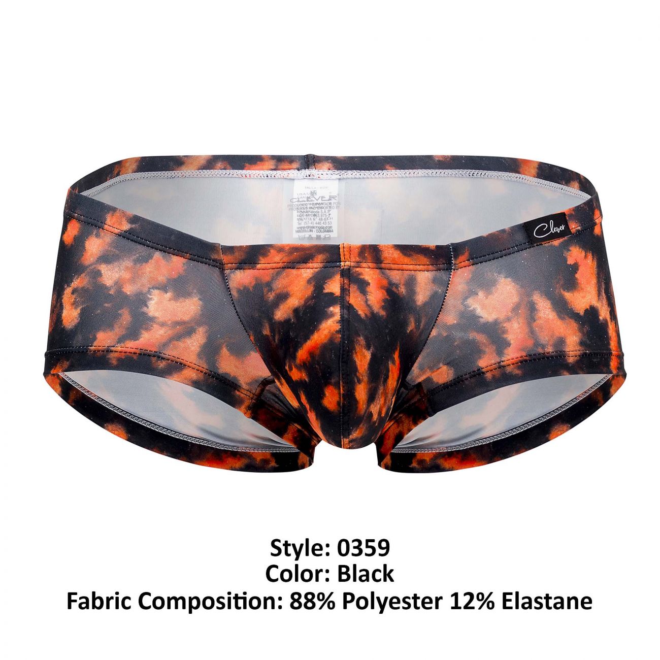 Clever 0359 Quality Trunks Black and Orange