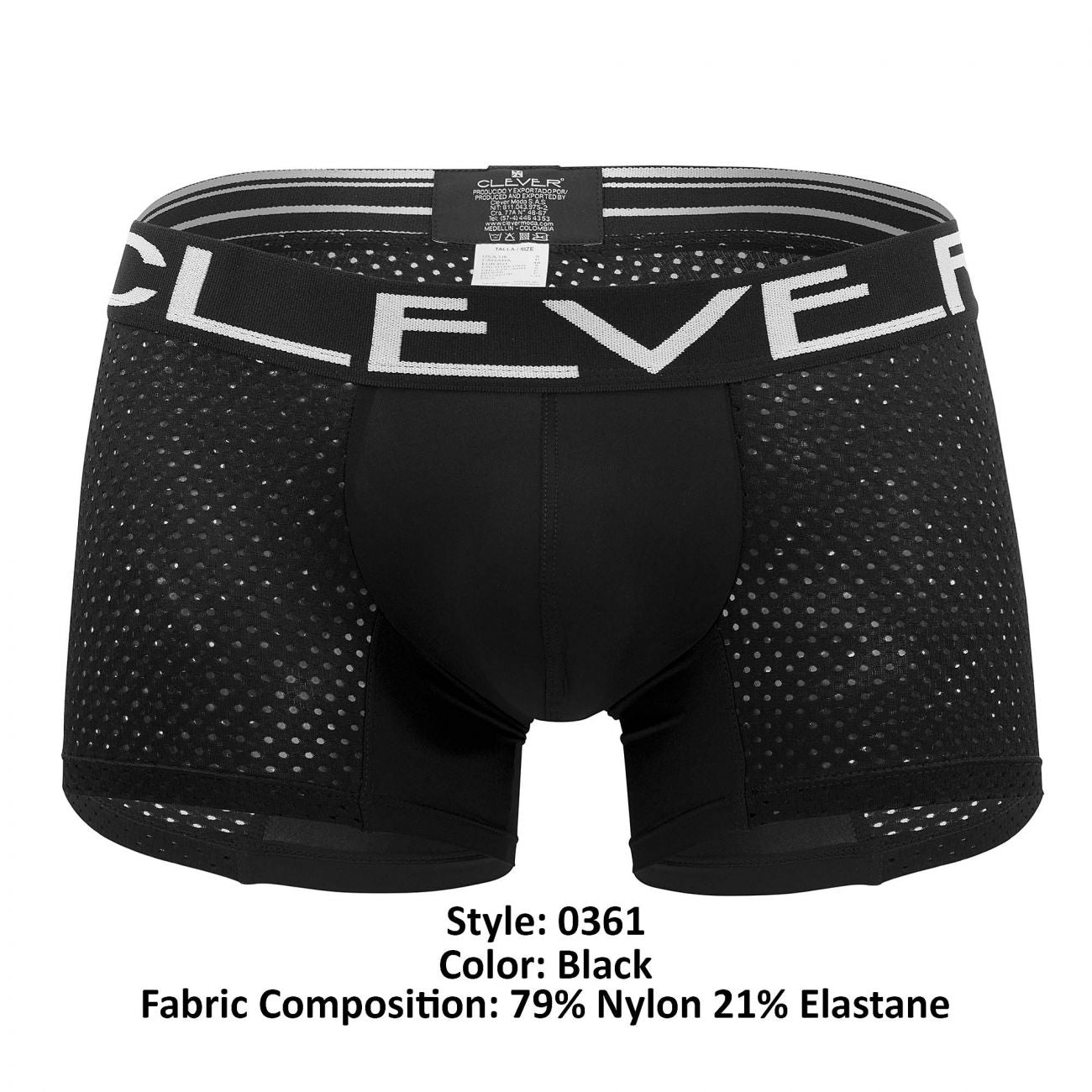 Clever 0361 Strategy Trunks Black