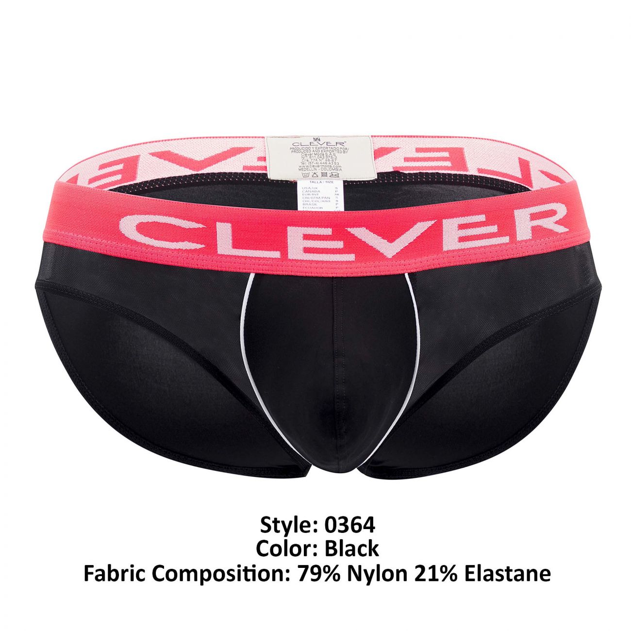 Clever 1472 Heavenly Briefs Color Black –