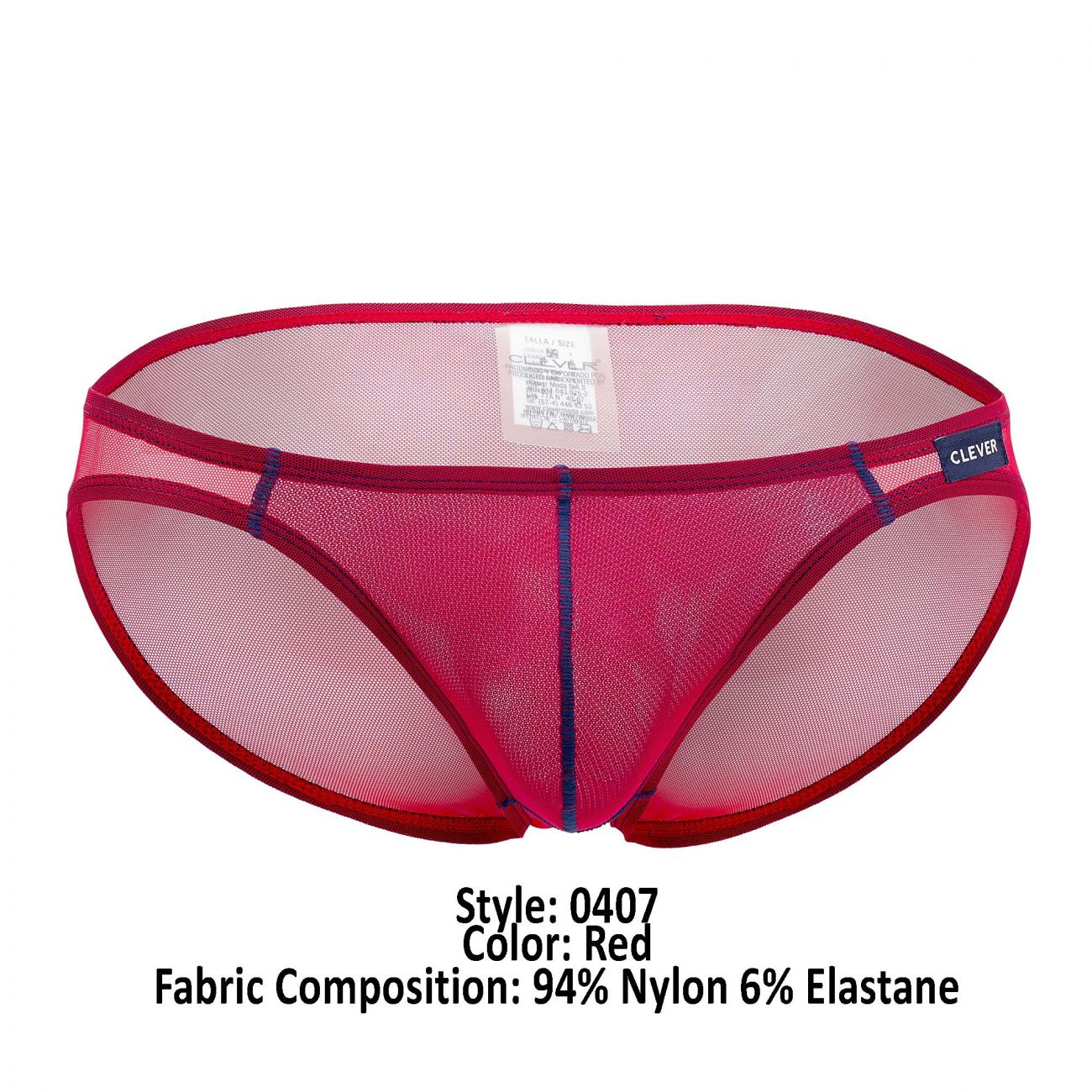 Clever 0407 Clarity Bikini Red
