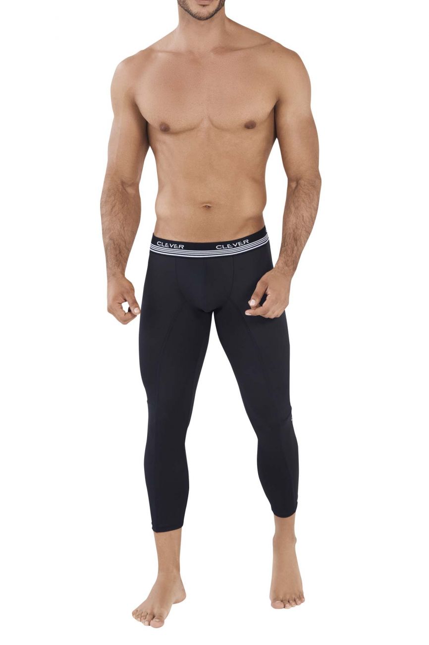 Clever 0423 Reaction Athletic Pants Black