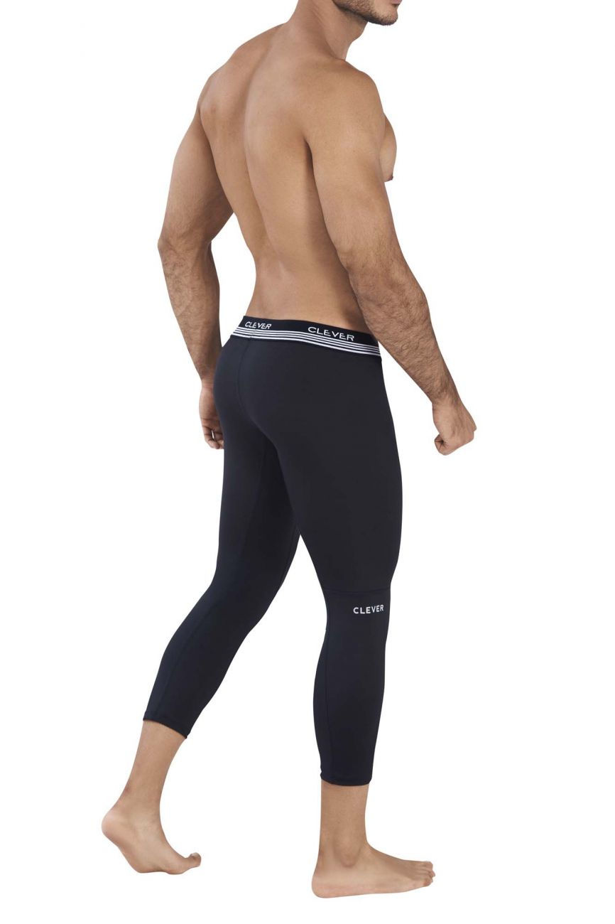 Clever 0423 Reaction Athletic Pants Black