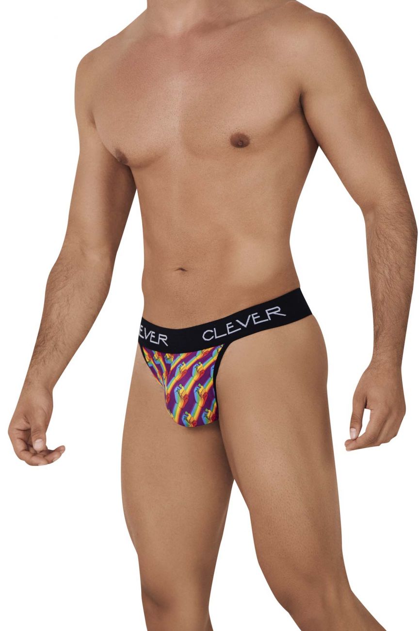 Clever 0560-1 Pride Thongs Rainbow