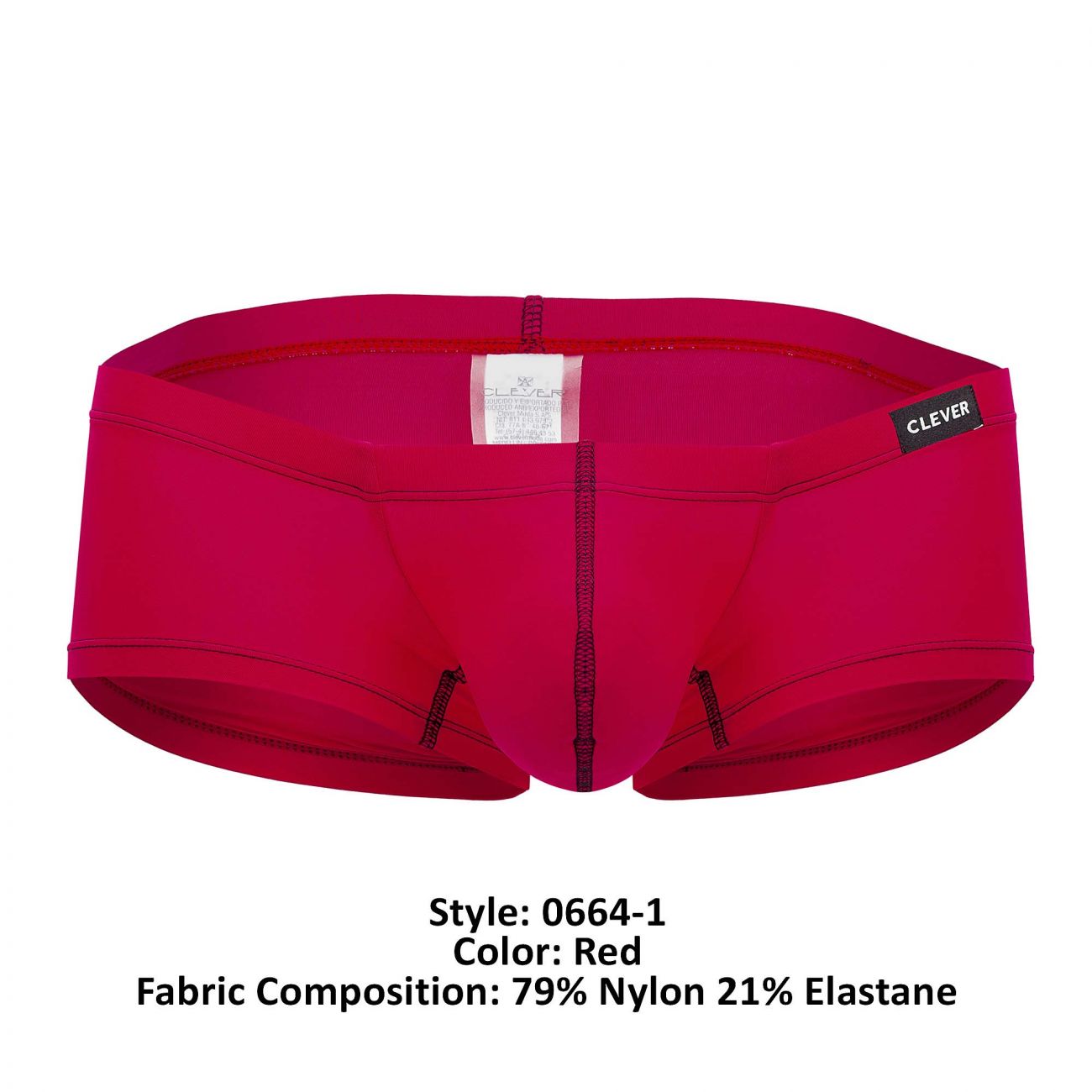 Clever 0664-1 Poise Trunks Red