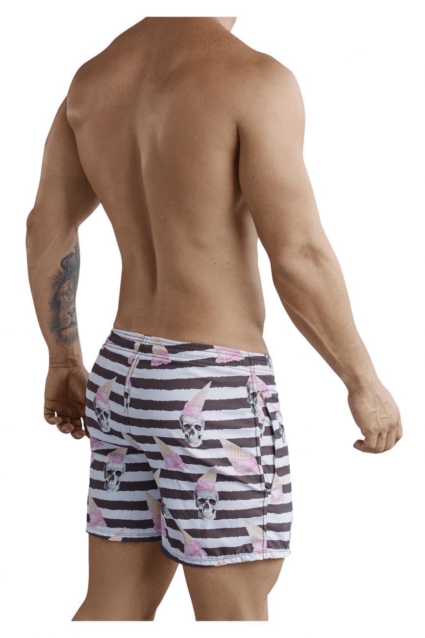 Clever 0672 Skulls Atleta Swim Trunks