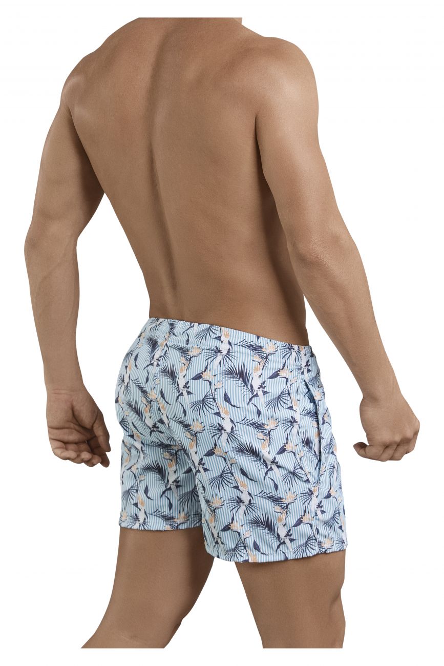 Clever 0683 Cockatoos Atleta Swim Trunks Blue Multi