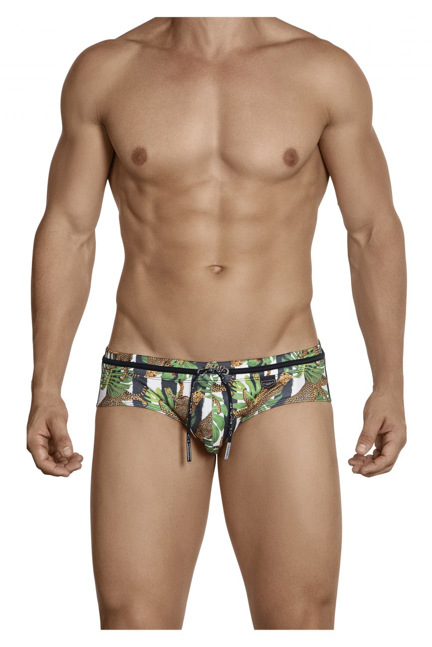 Clever 0690 Emiliano Swim Briefs Green Multi