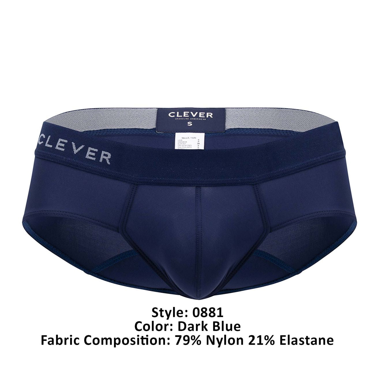 Clever 0881 Match Briefs Dark Blue