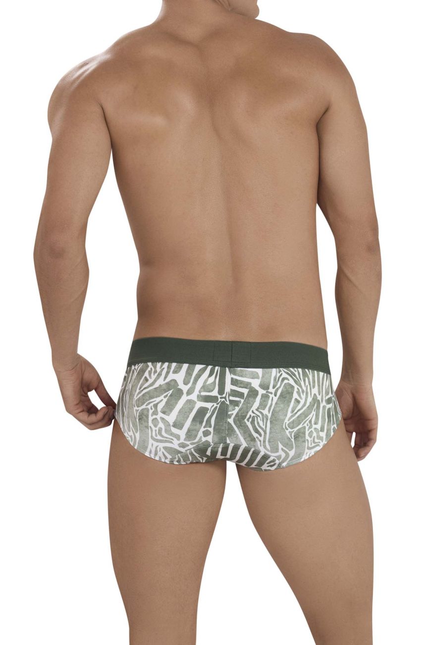 Clever 1130 Inner Briefs Green Print