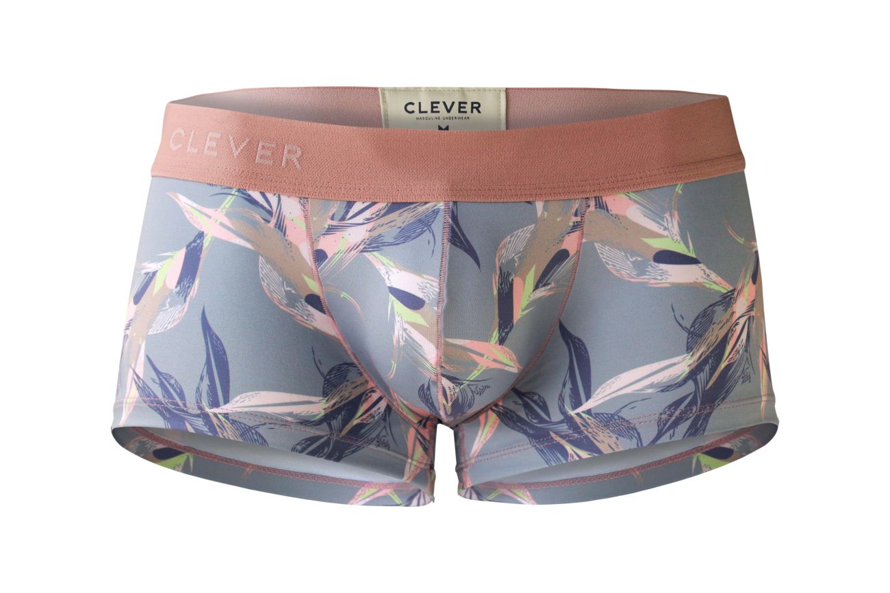 Clever 1134 Arcane Trunks Gray Print