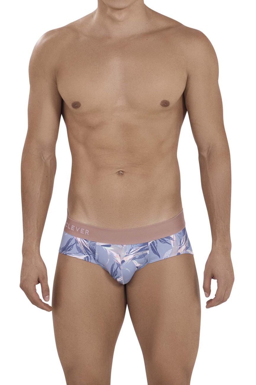 Clever 1135 Arcane Briefs Gray Print