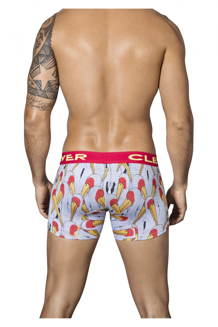 Clever 2340 Matches Boxer Briefs White Multi