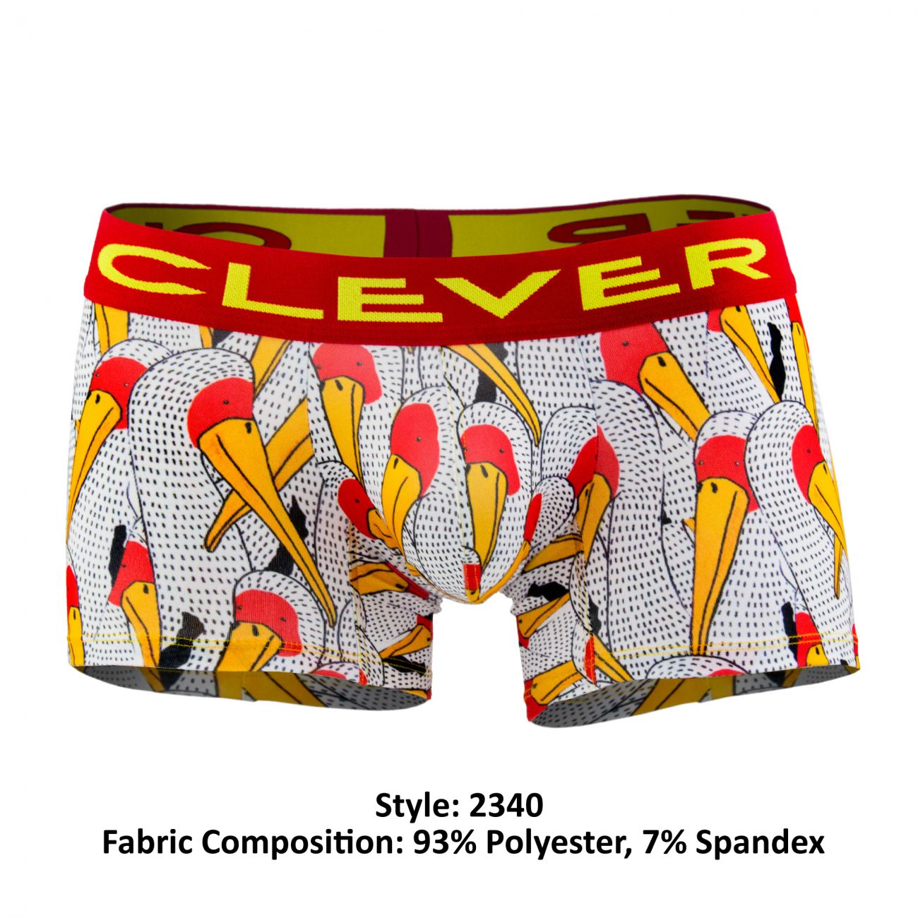 Clever 2340 Matches Boxer Briefs White Multi