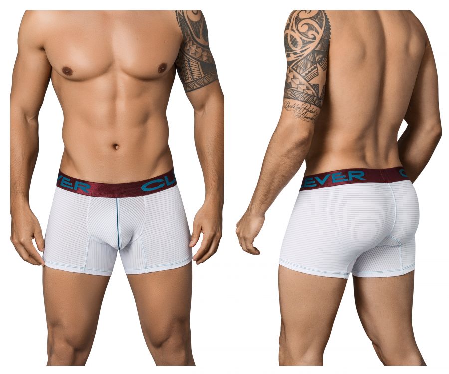 Clever 2355 Figaro Boxer Briefs White