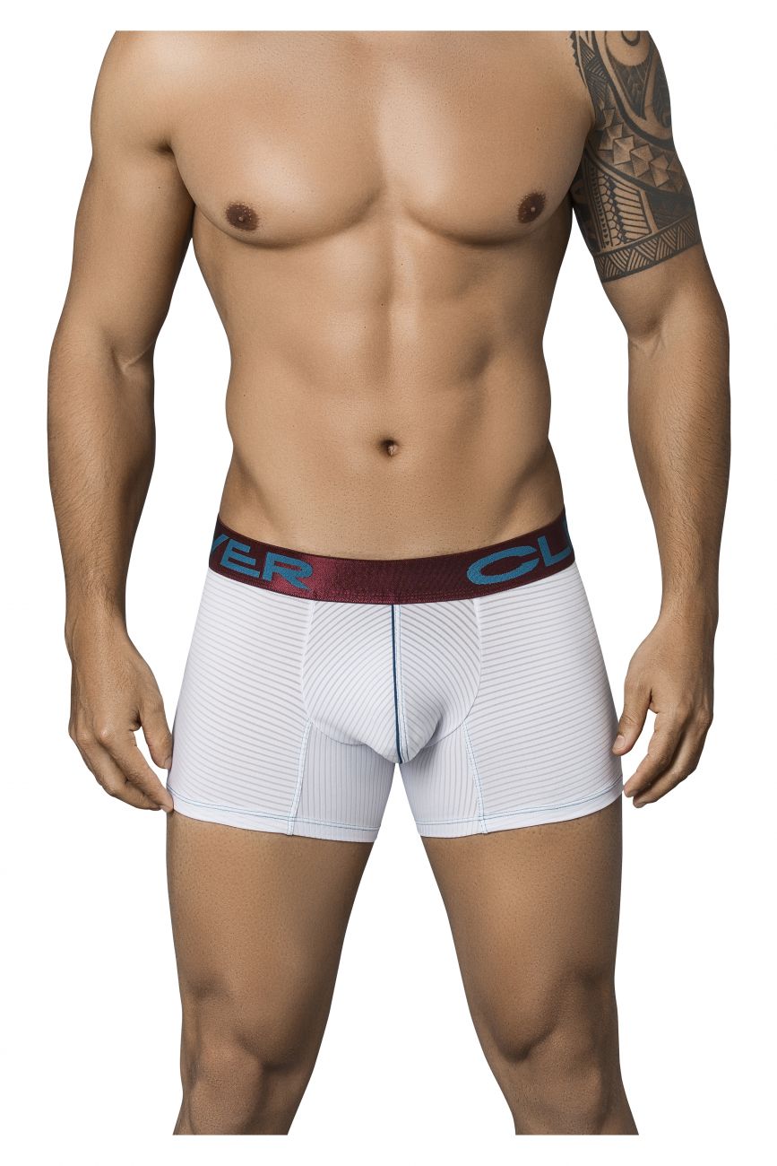 Clever 2355 Figaro Boxer Briefs White