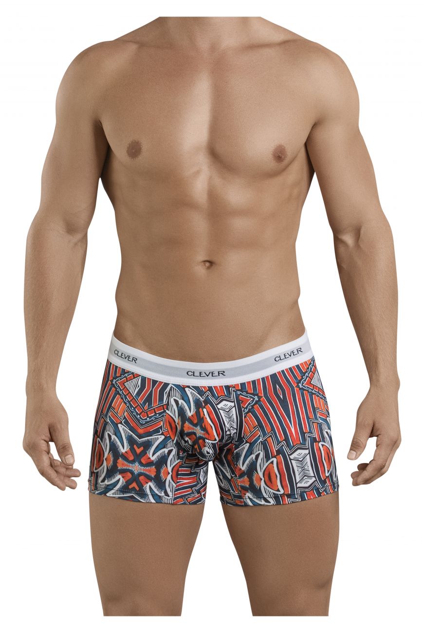 Clever 2390 Refined Boxer Briefs Red Multi
