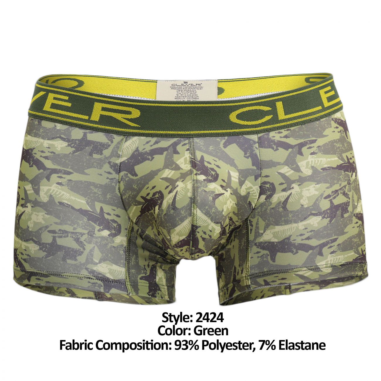 Clever 2424 Oton Boxer Briefs Green
