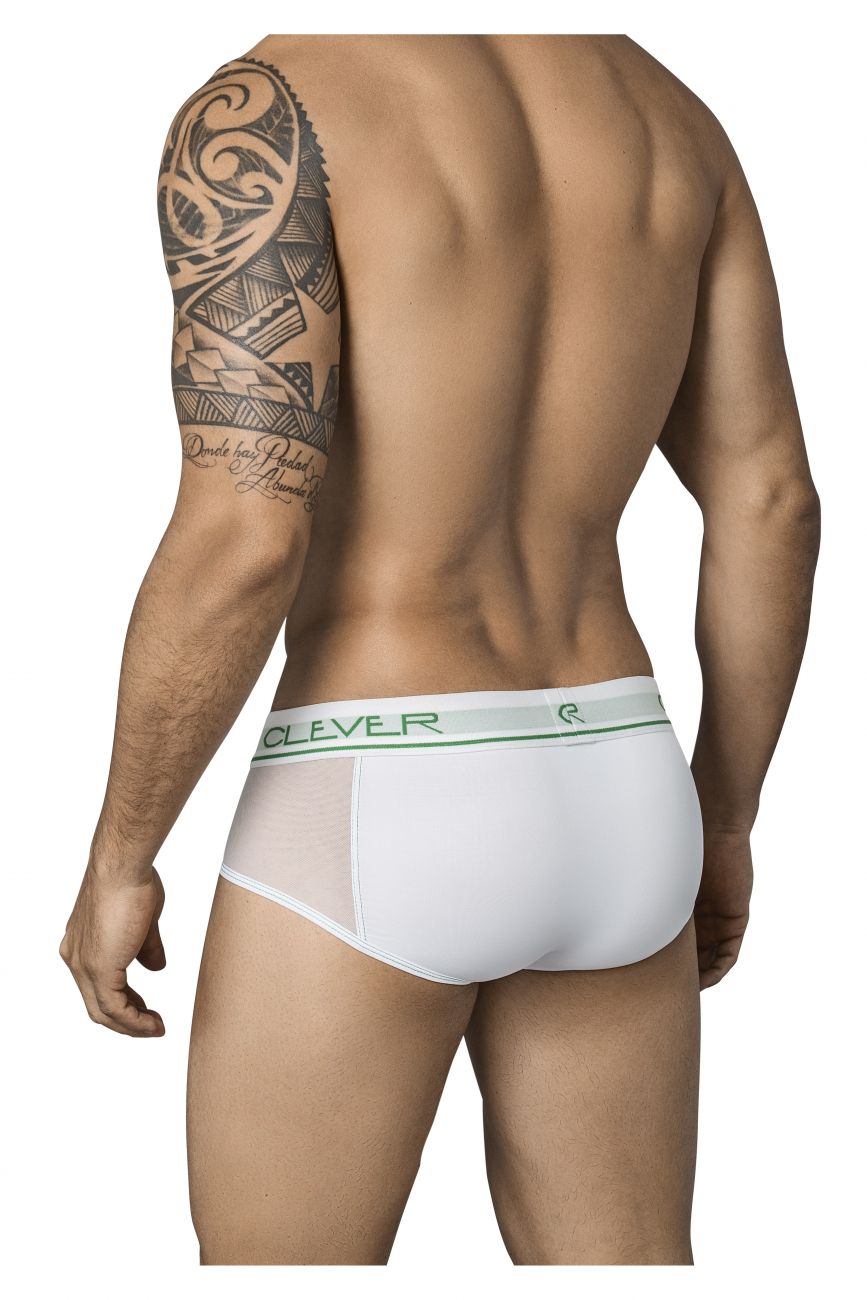 Clever 5353 Radical Piping Briefs White