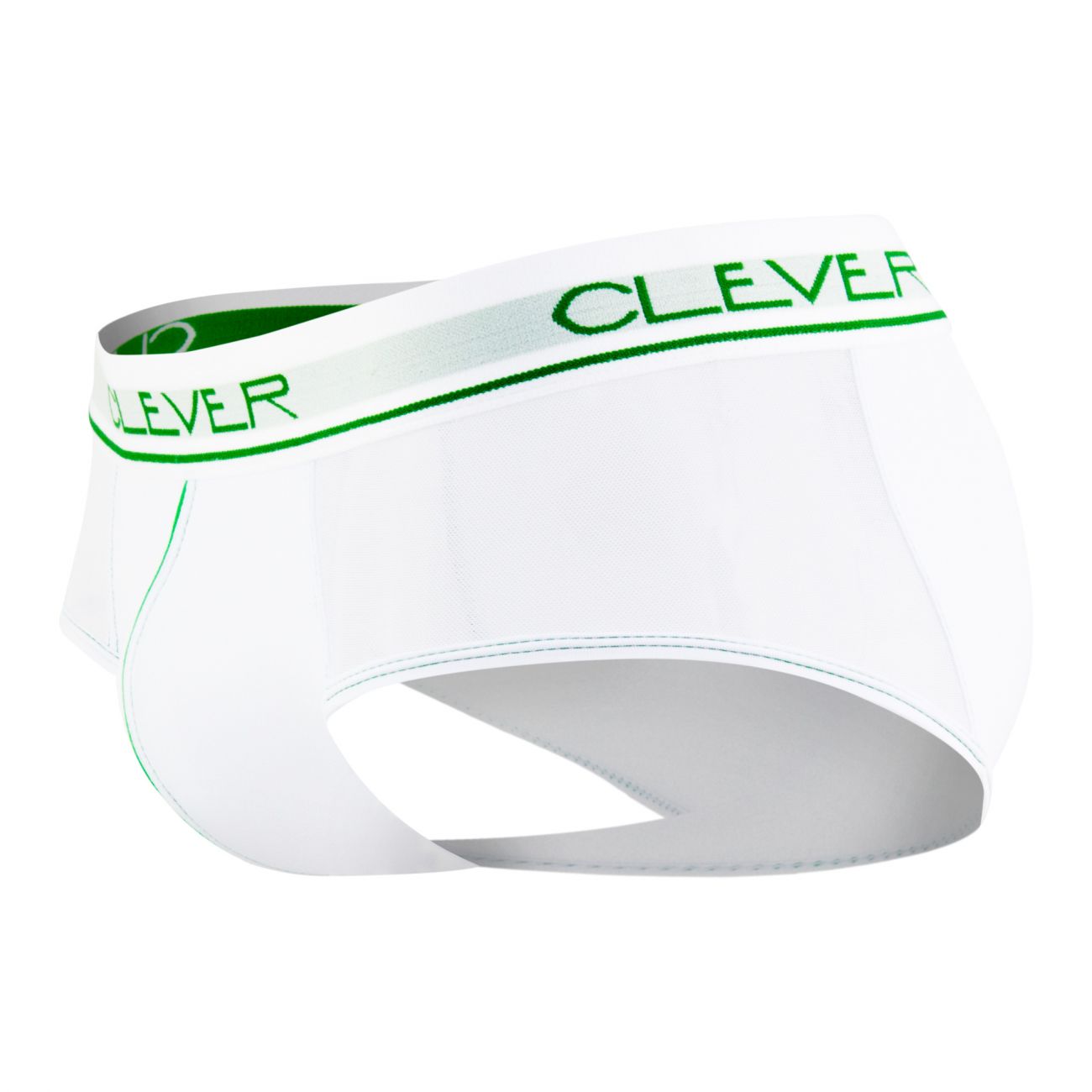 Clever 5353 Radical Piping Briefs White