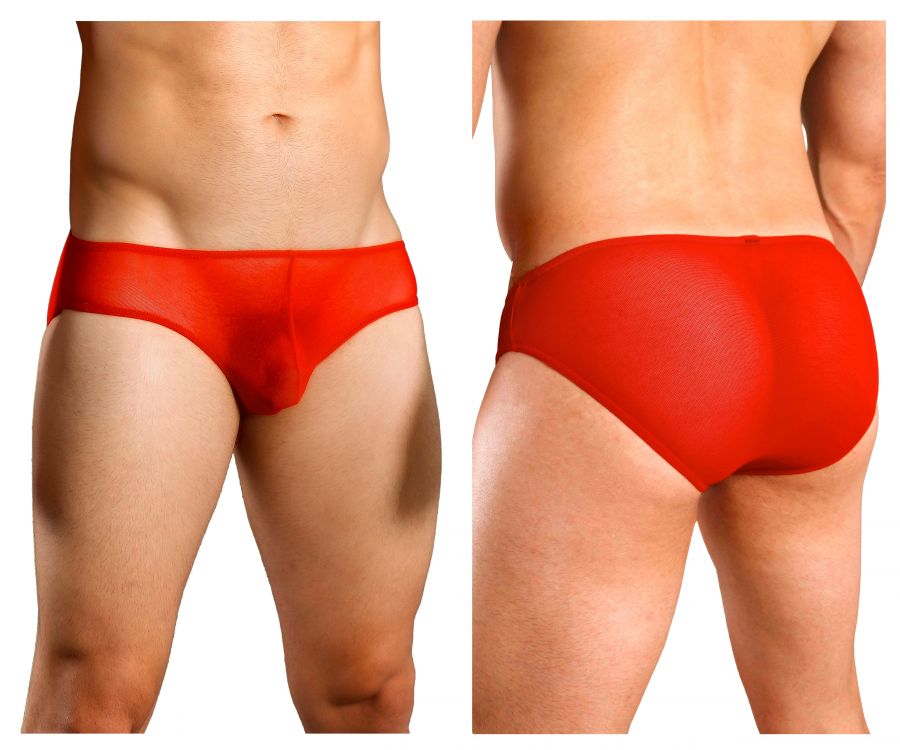 Doreanse 1321- Sexy Sheer Brief Red - Up to Sizes 2X