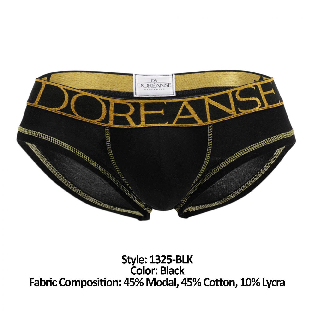 Doreanse 1325-BLK Dore Brief