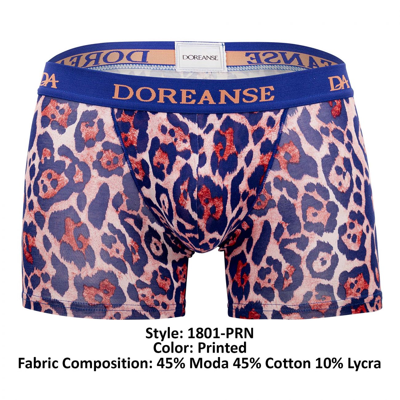 Doreanse 1801-PRN Jaguar Trunks Printed