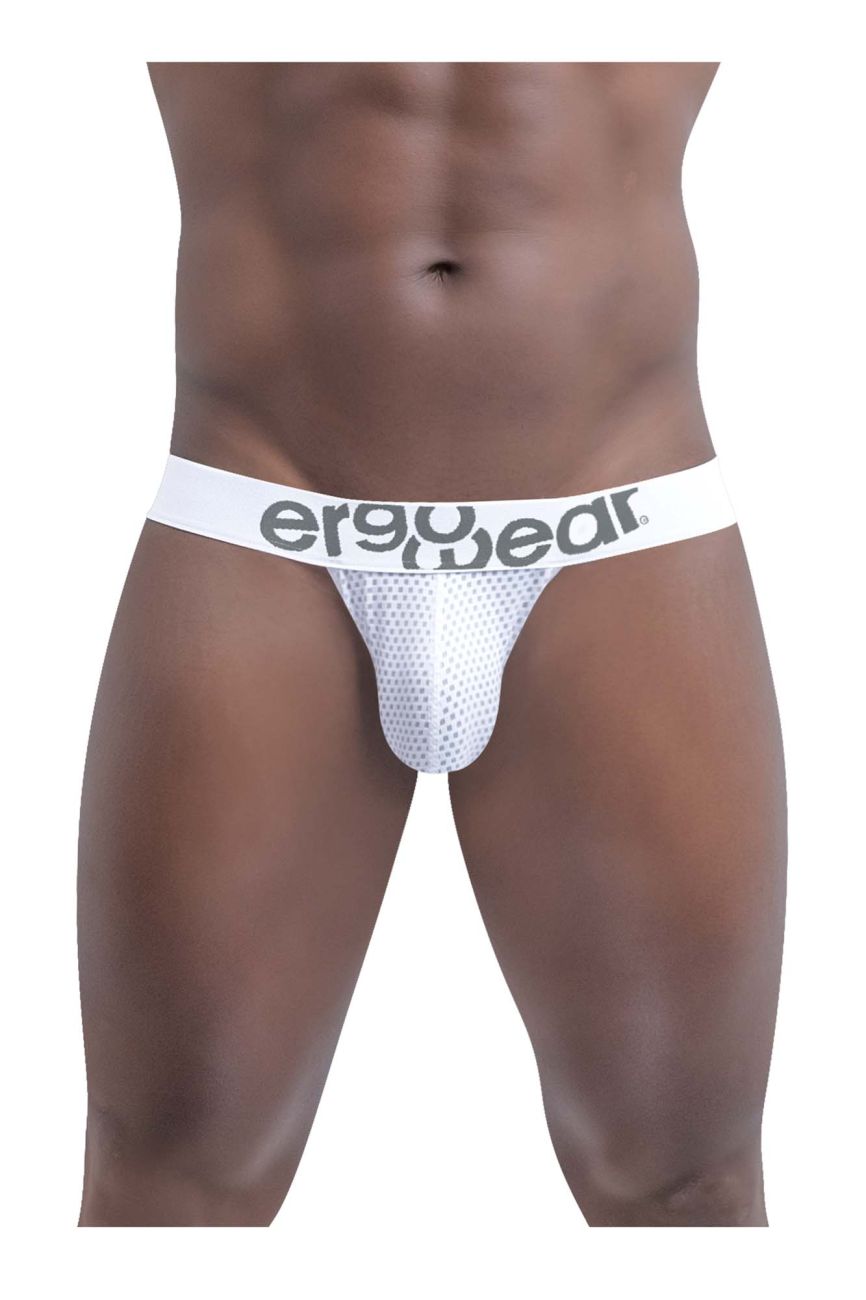 ErgoWear EW1432 Lovable GYM Jockstrap White