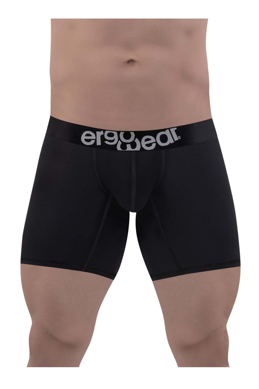ErgoWear EW1485 MAX COTTON Boxer Briefs Black