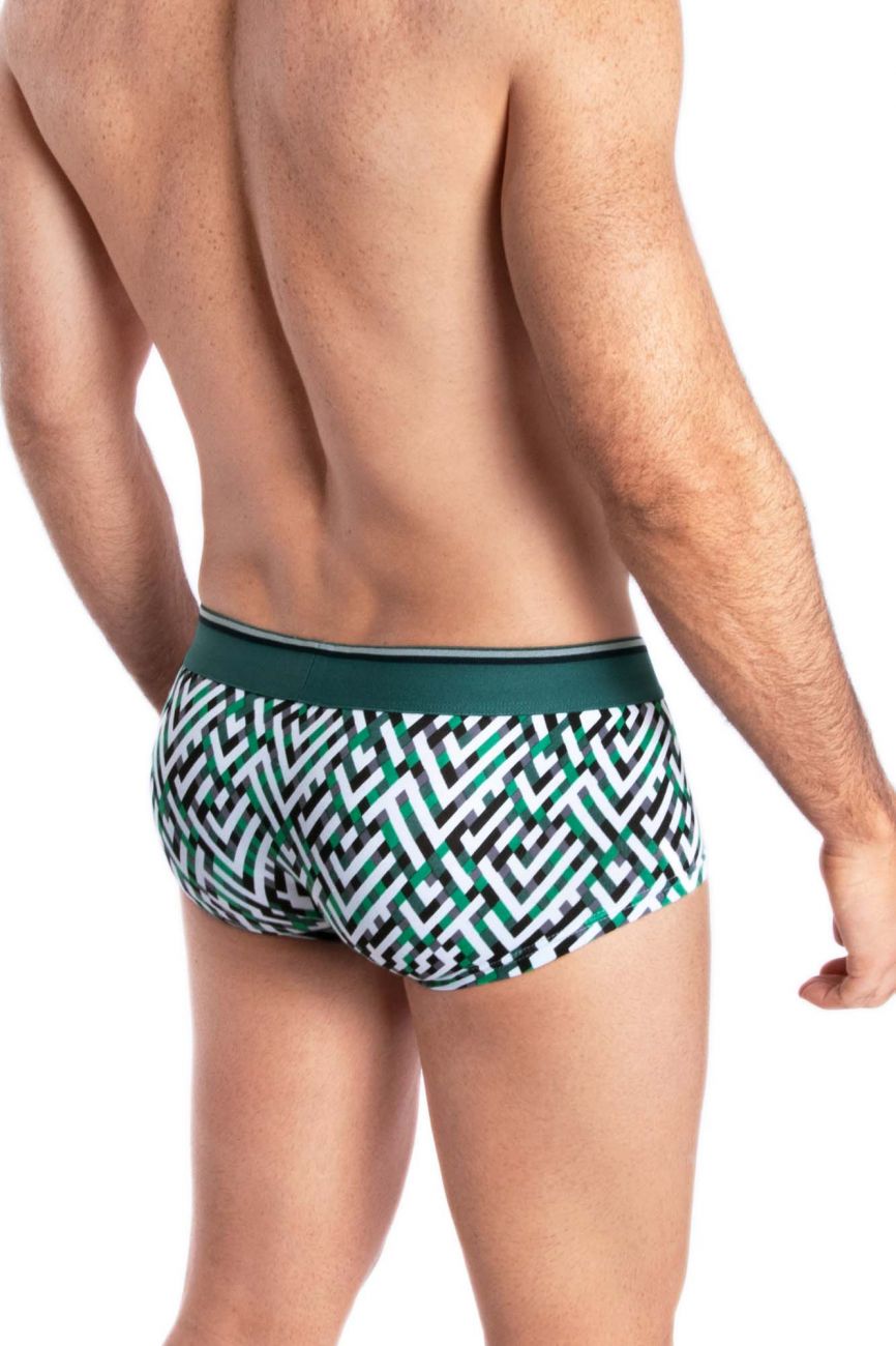 HAWAI 42135 Geometric Mini Trunks Green