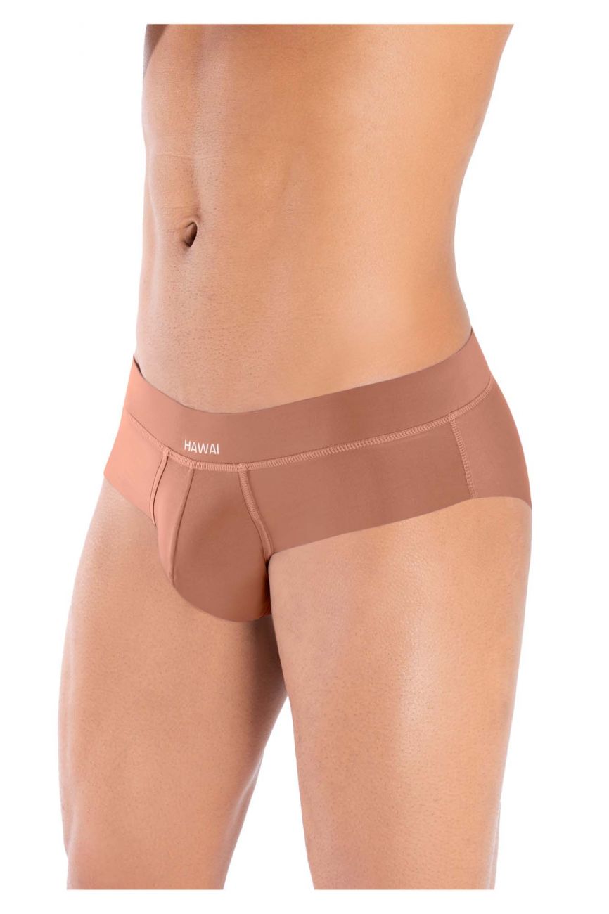 HAWAI 42141 Solid Hip Briefs Caramel