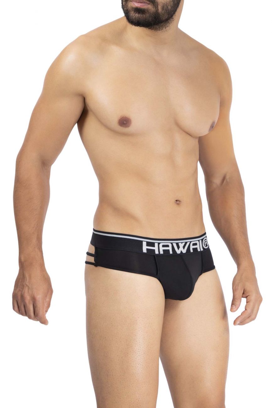 HAWAI 42154 Solid Strappy Thongs Black