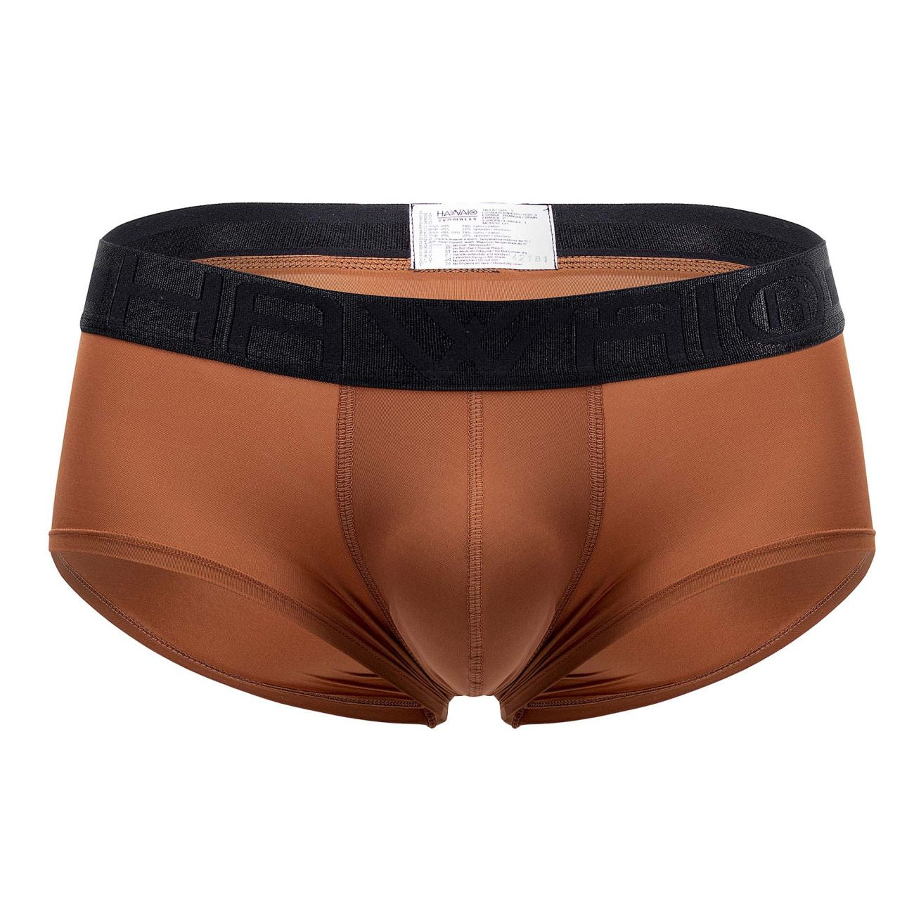HAWAI 42181 Solid Microfiber Briefs Amber