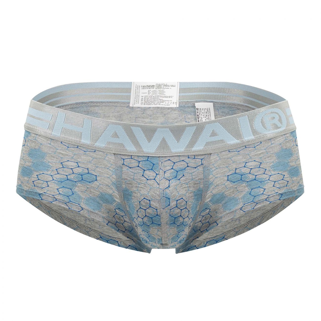 HAWAI 42231 Cotton Trunks Gray