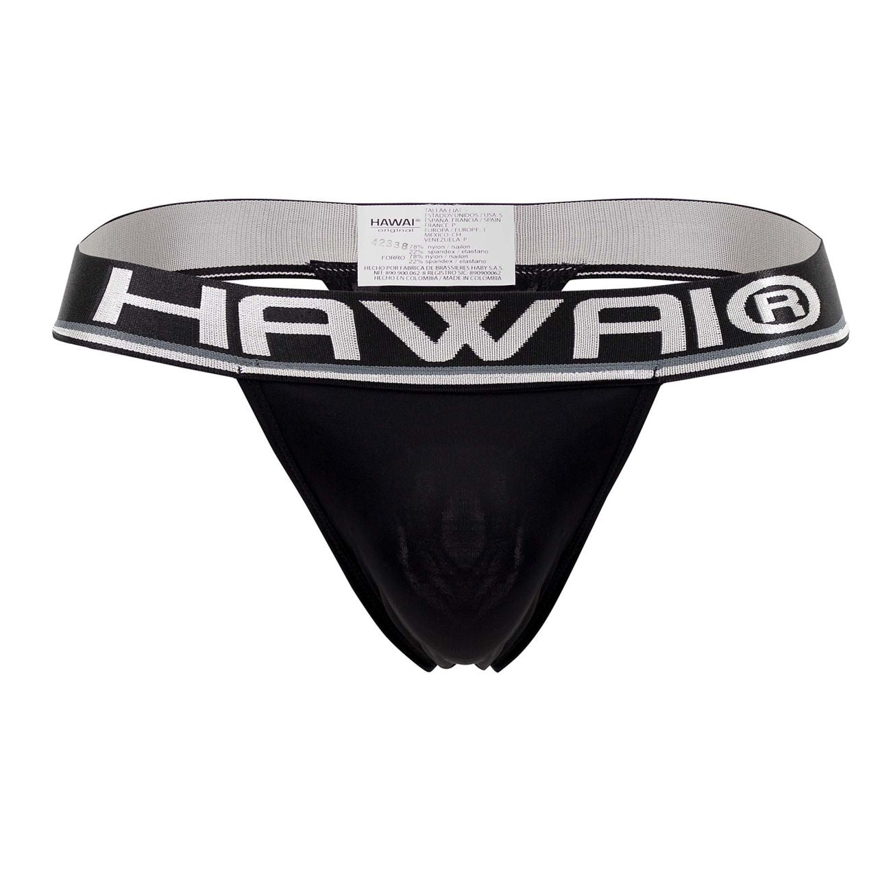 HAWAI 42338 Microfiber Thongs Black