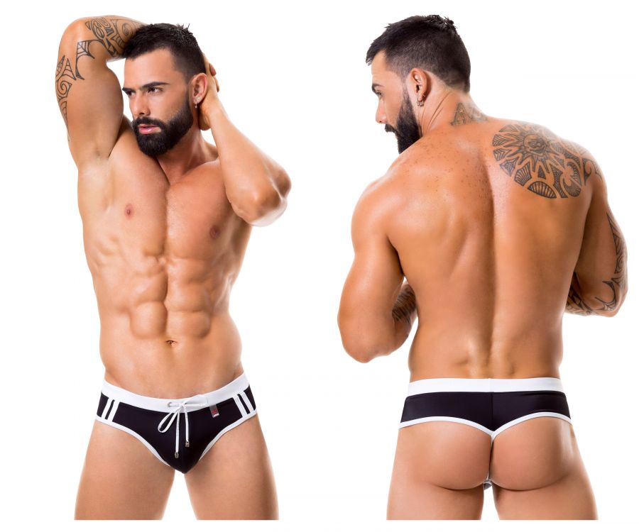 JOR 0355 Sport Swim Thongs Black