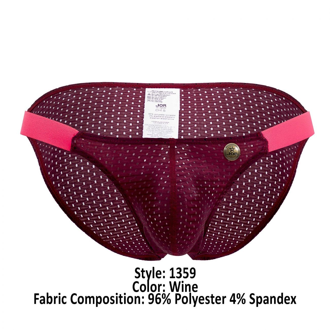 JOR 1359 Pocker Bikini Wine