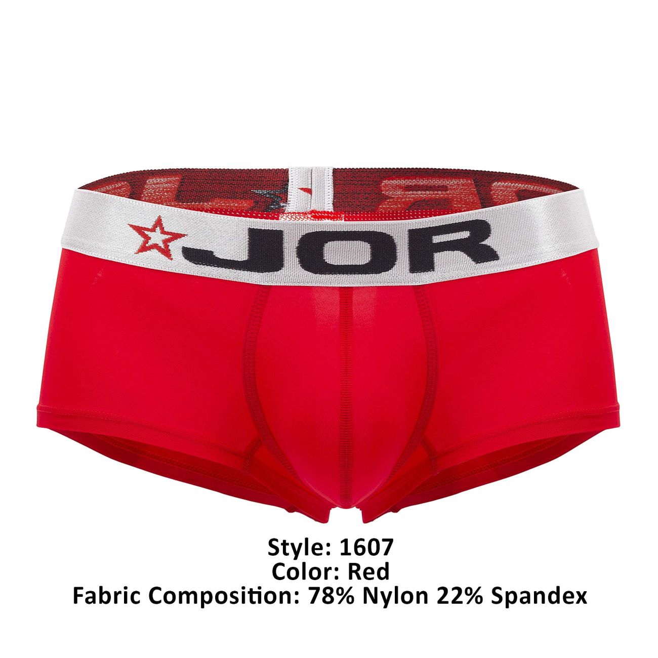 JOR 1607 Classic Trunks Red