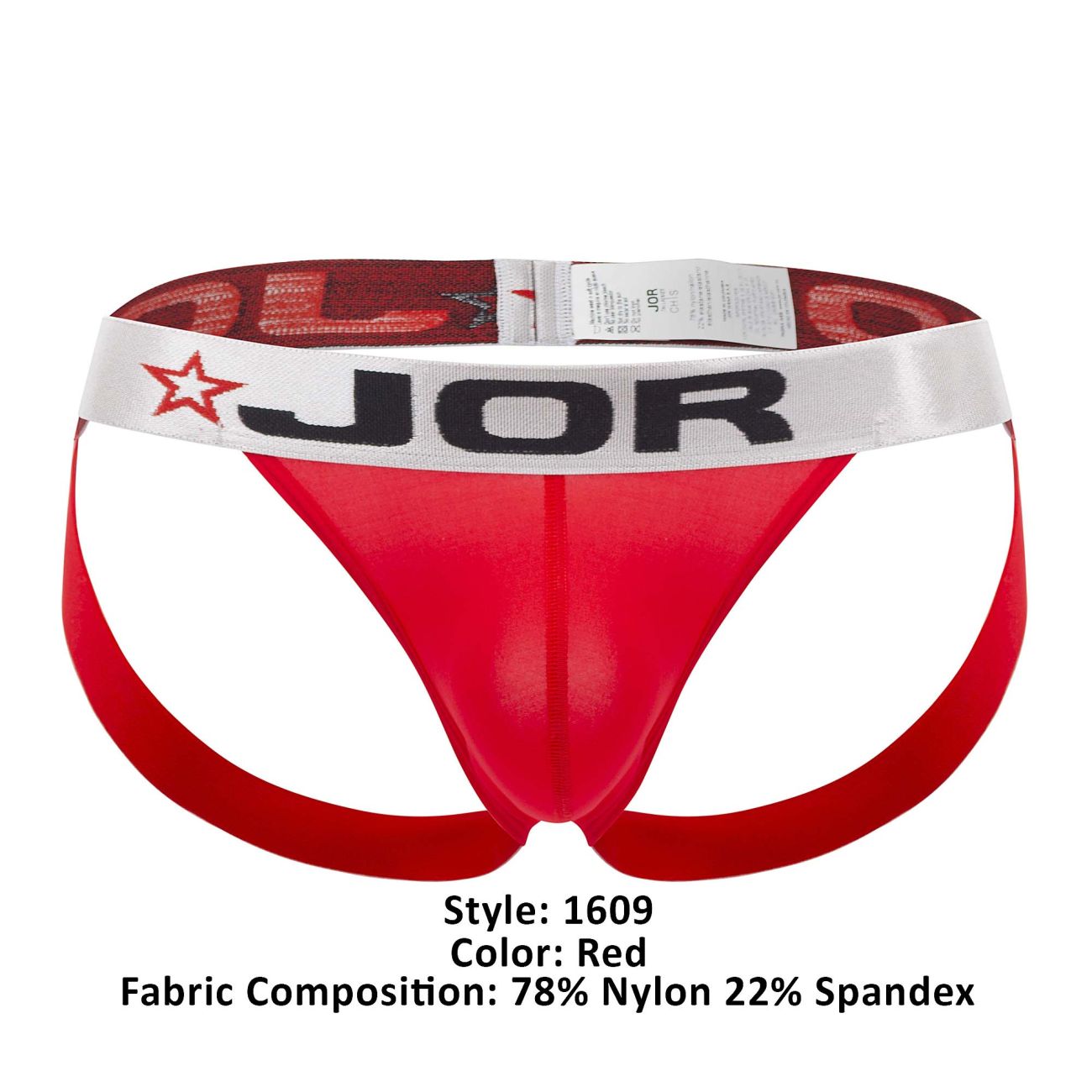JOR 1609 Classic Jockstraps Red