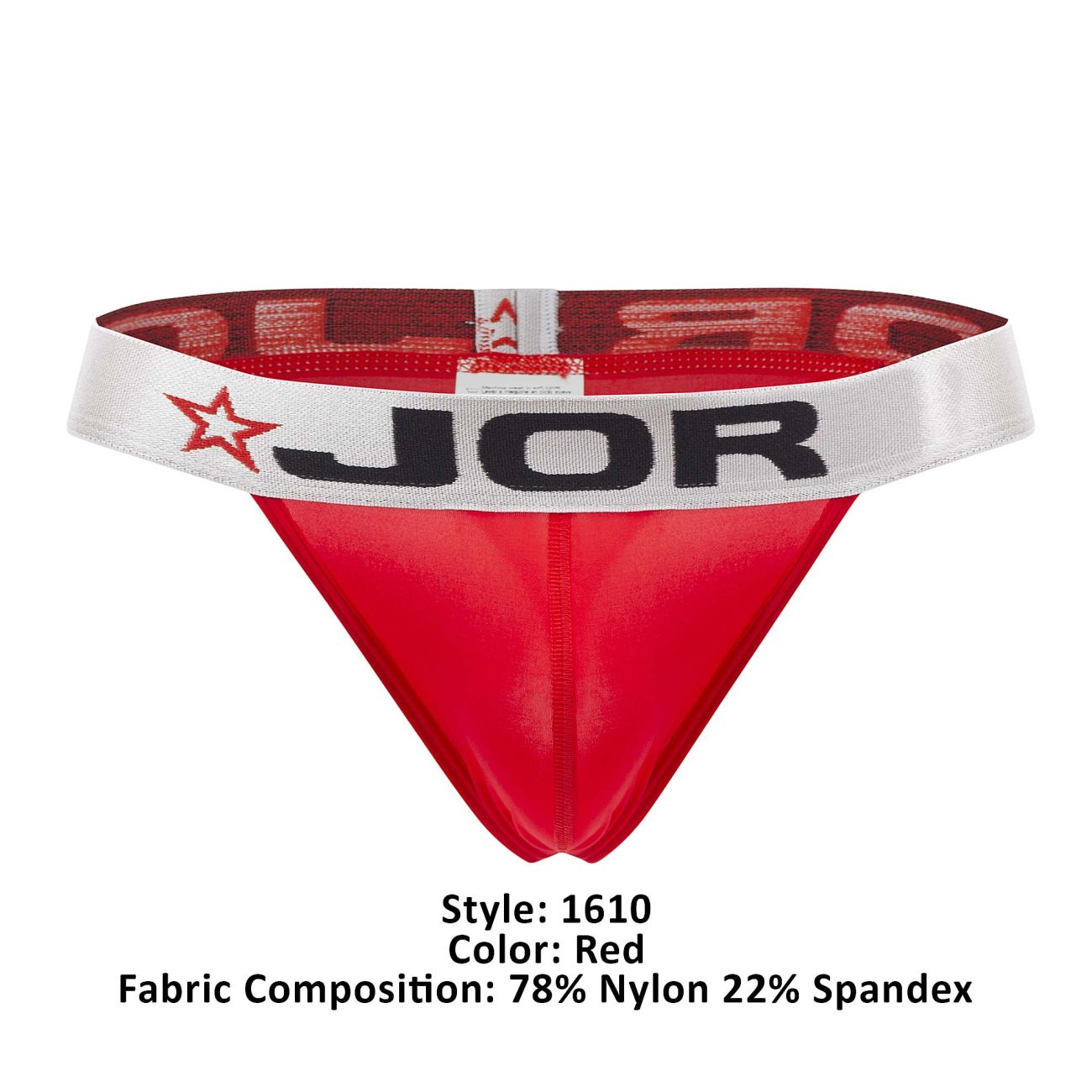 JOR 1610 Classic Thongs Red