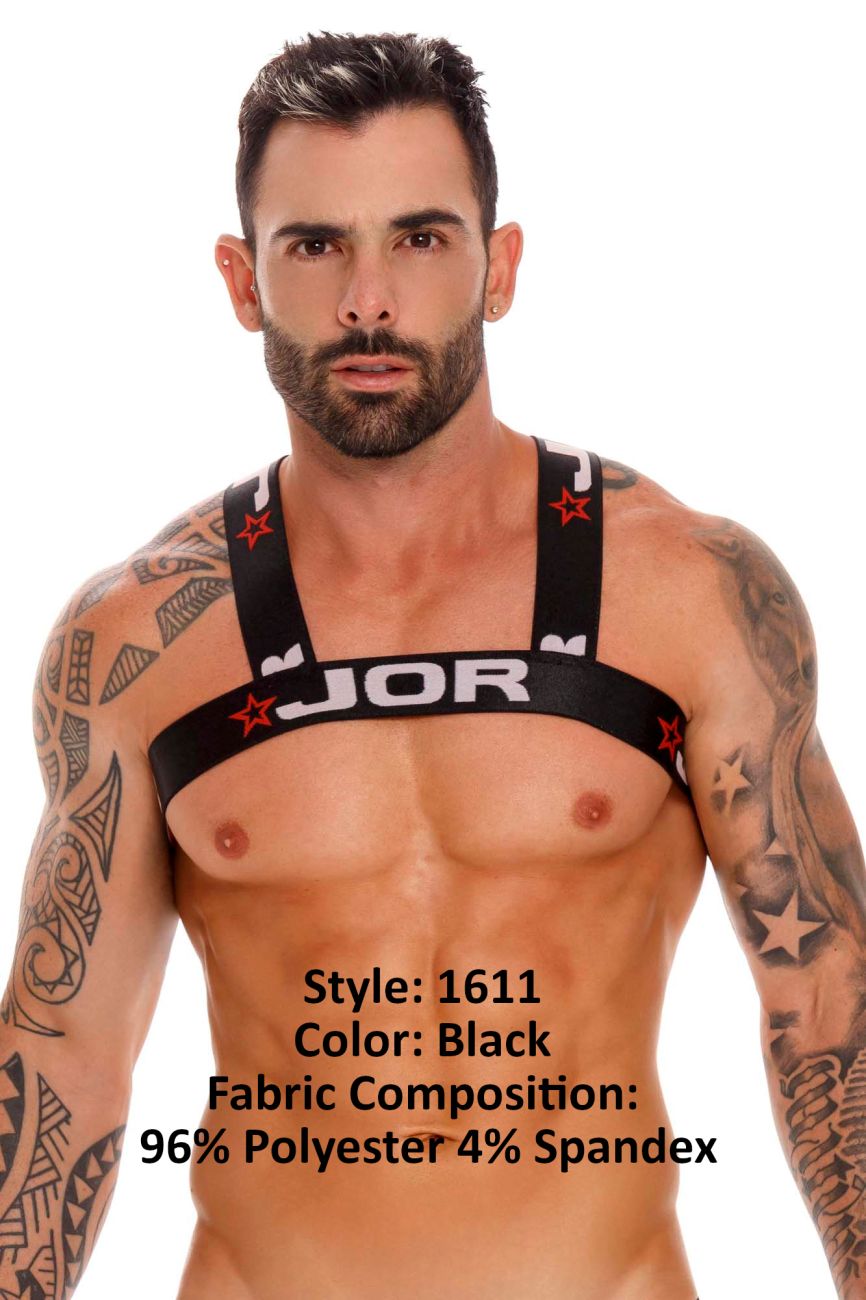 JOR 1611 Chest Harness Black