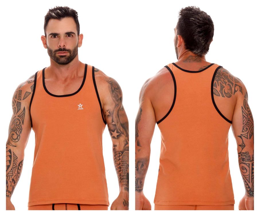 JOR 1616 Varsity Tank Top Ochre