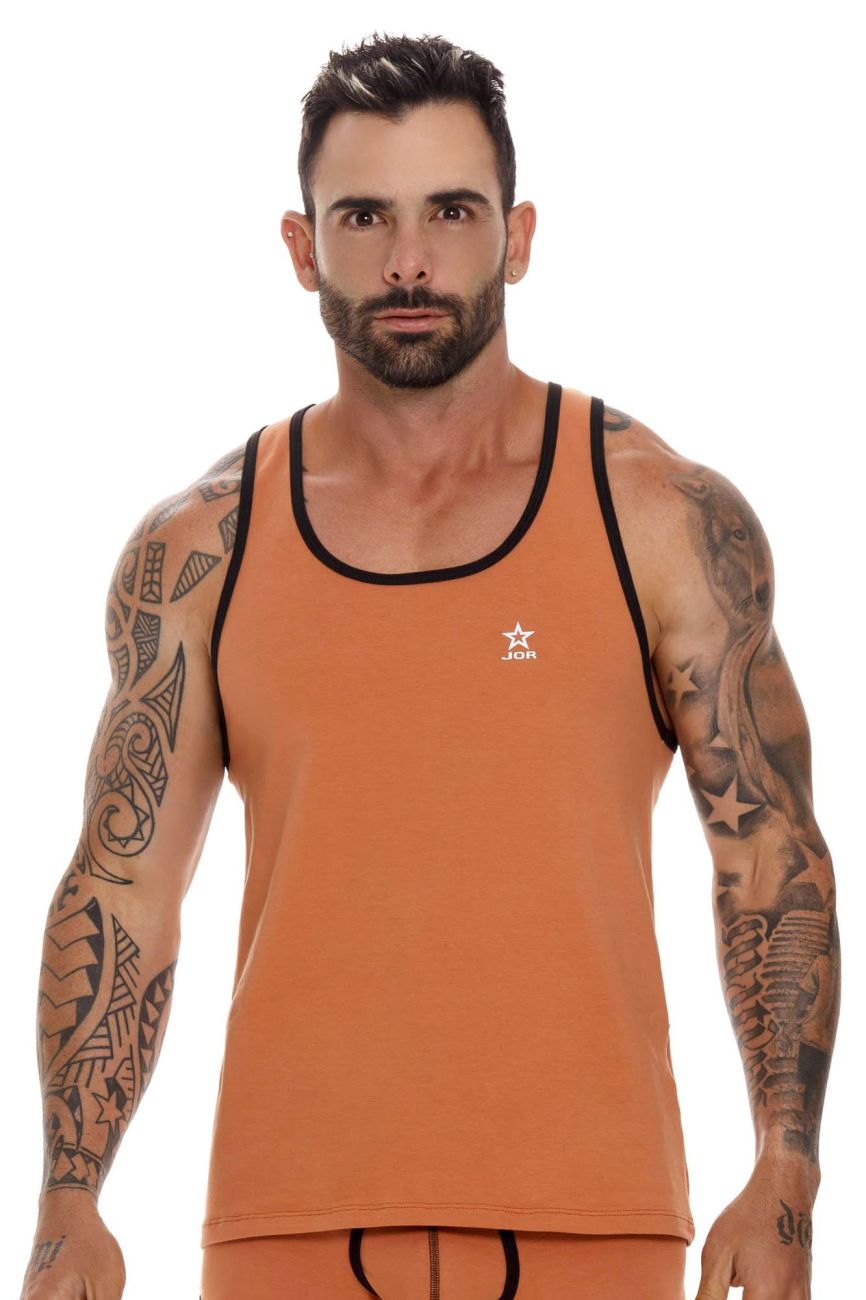 JOR 1616 Varsity Tank Top Ochre