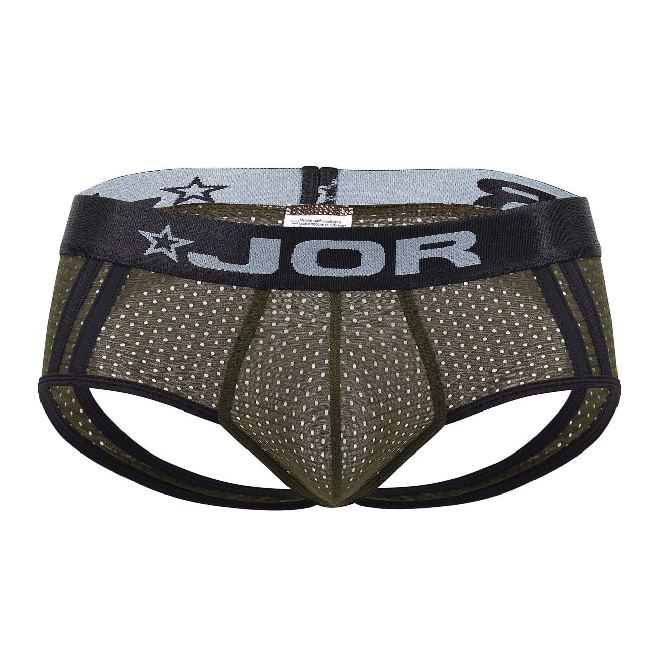 JOR 1636 Electro Jockstrap Green & Black