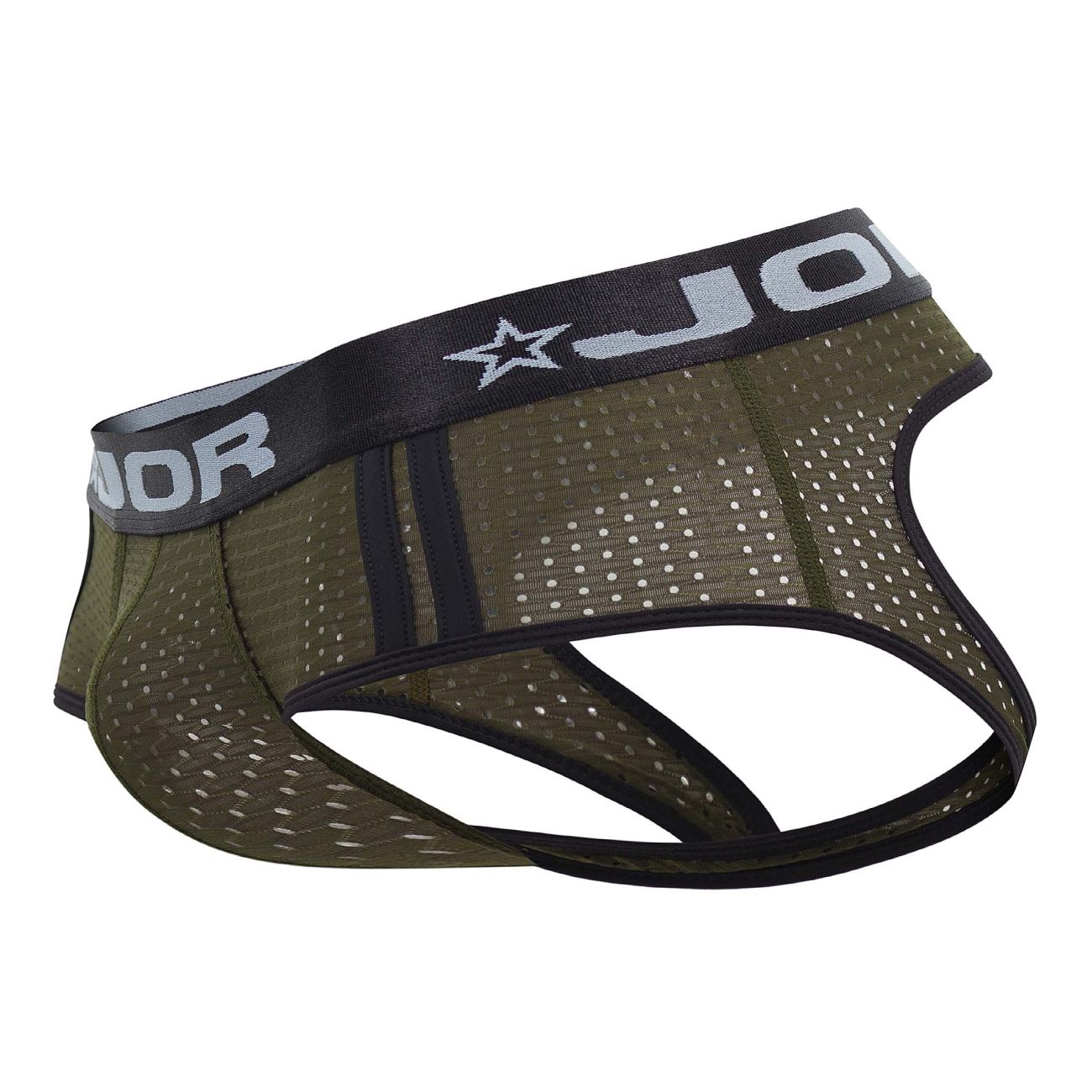 JOR 1636 Electro Jockstrap Green & Black