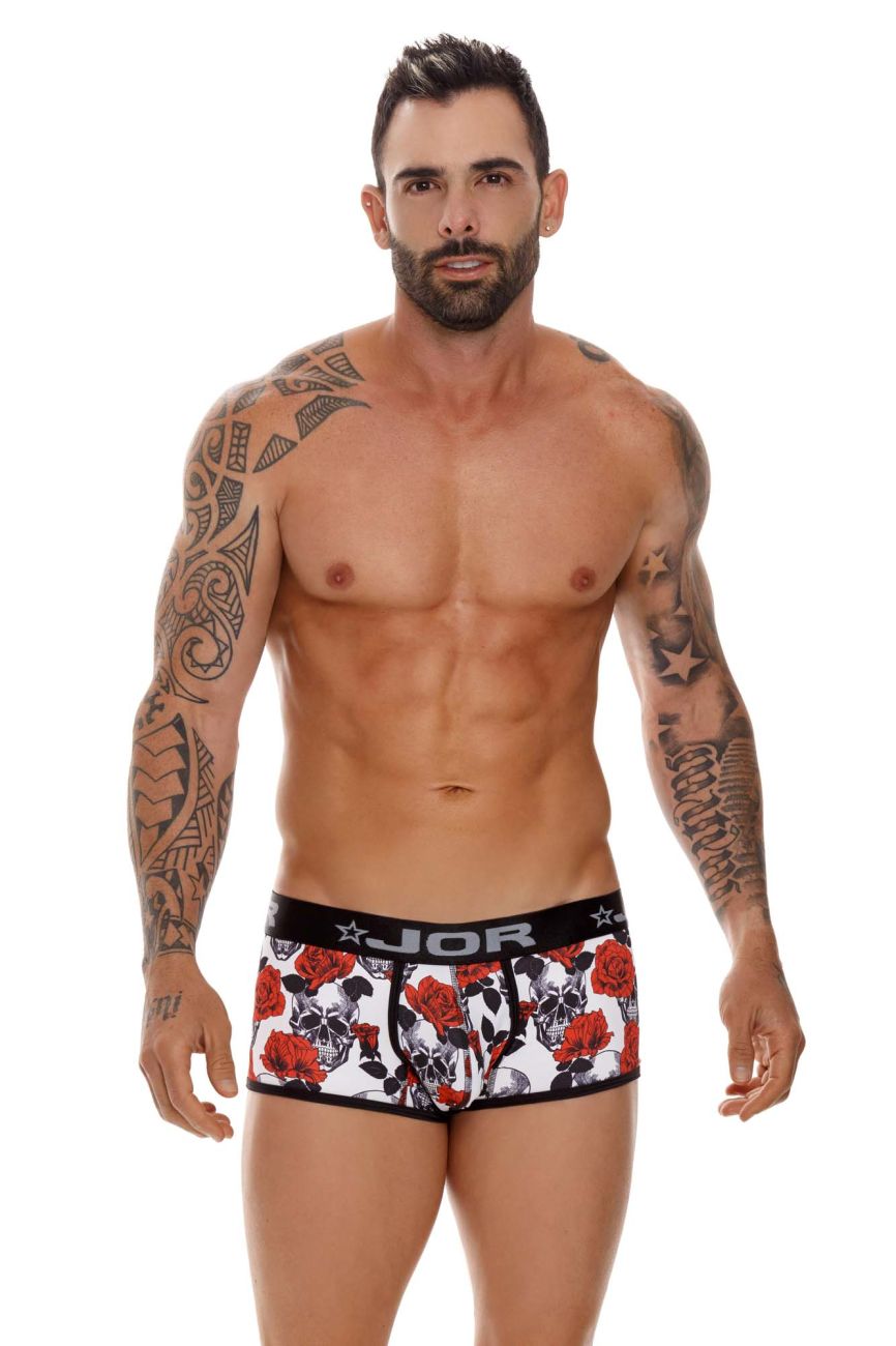 JOR 1658 Jalisco Trunks Skulls & Rose Printed